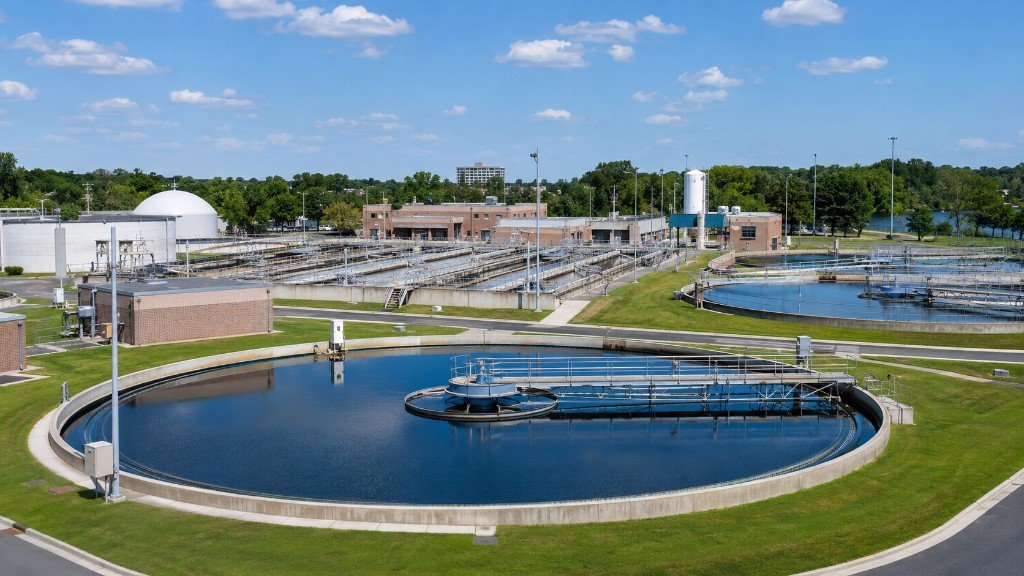 City water treatment system installed for municipal household water
