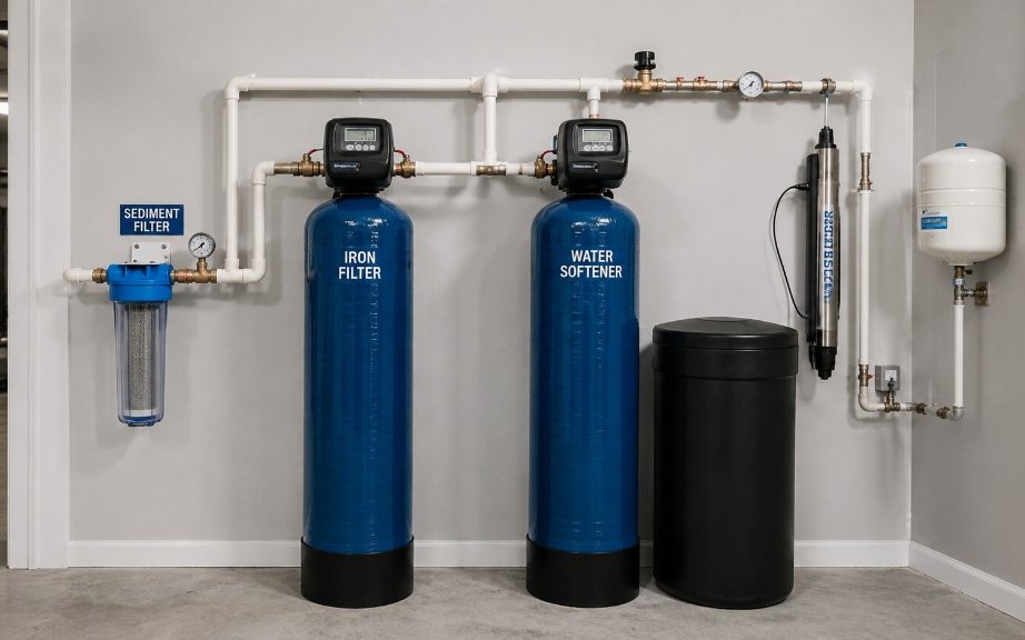 Well water treatment for rural properties
